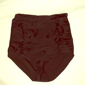 High waisted black bikini bottom size L